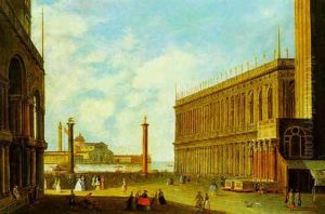 Veduta Della Piazzetta Di S.marco Verso Il Bacino