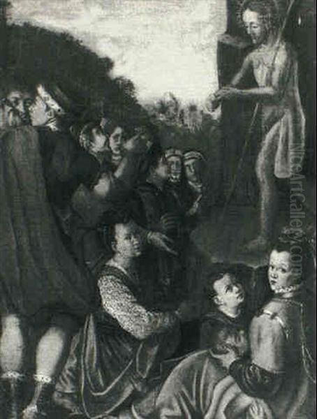 Saint John The Baptist Preaching - view 1