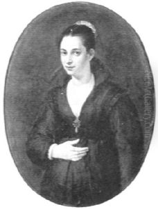 Portrait Of A Lady by Jacopo (da Empoli) Chimenti