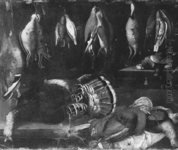 Still Life With Game And Other Birds In A Landscape - view 1