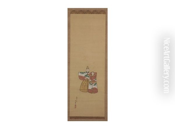 Figure Of Paper-hina Doll - view 1