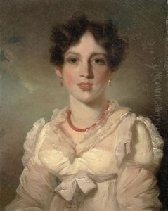 Portraits Of Mrs Margaret Elizabeth Wood (nee Templeton) And Henry Wood