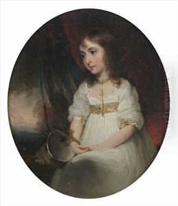 Portrait Of A Girl In A White Dress