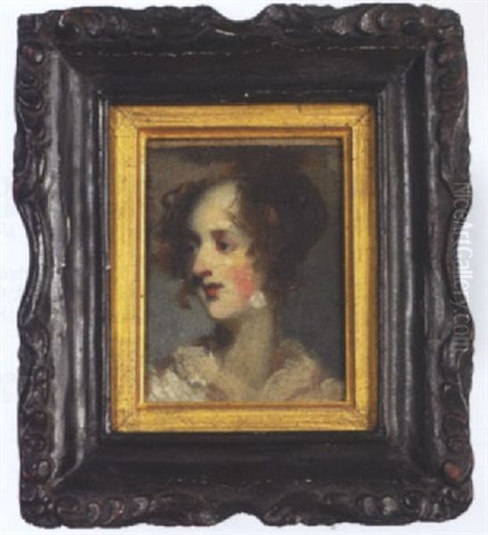 Portrait Study Of A Lady (mrs. Davis?) - view 1