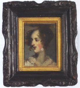 Portrait Study Of A Lady (mrs. Davis?)