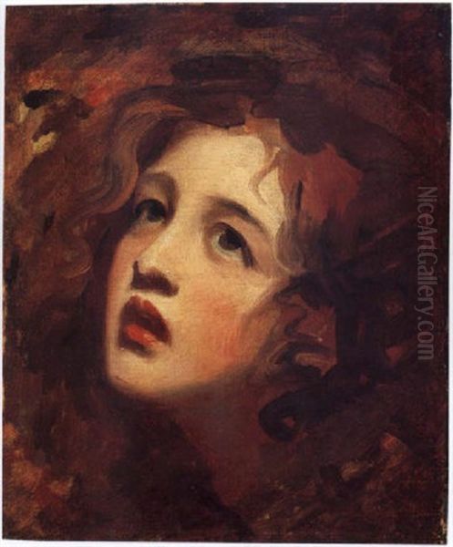 Portrait Study Of Emma Hamilton As Miranda - view 1