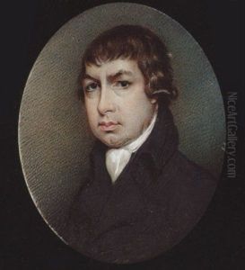 Robert Hopper Williamson Wearing Black Coat And White Cravat