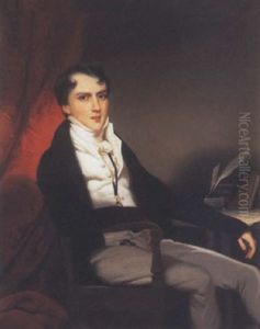 Portrait Of Andrew Stirling At His Desk