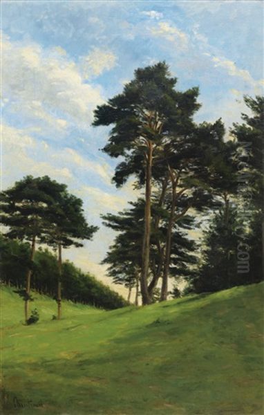 Arbres Dans La Prairie - view 1