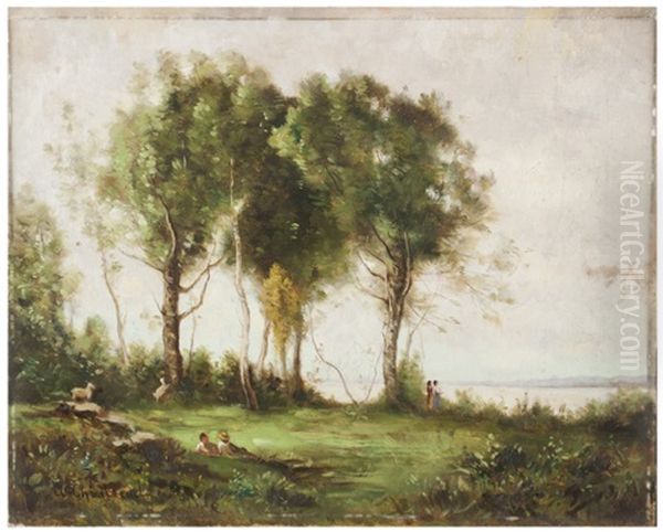 Paesaggio Con Alberi - view 1