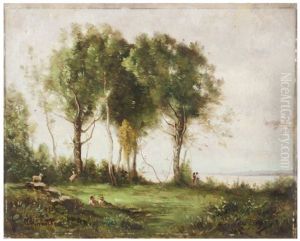 Paesaggio Con Alberi