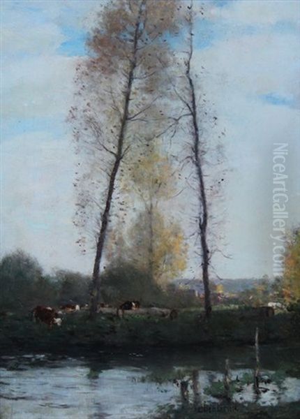 Peupliers En Bord De Riviere - view 1