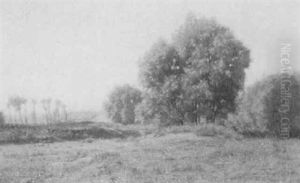 Wooded Landscape by Antoine Chintreuil