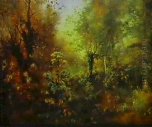 Le Sous-bois En Fleurs, Pres Du Ruisseau A Pont-aux-dames Le Sous-bois En Fleurs, Pres Du Ruisseau A Pont-aux-dames