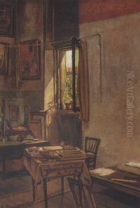 The Artist's Studio by Eugene Chiriaeff
