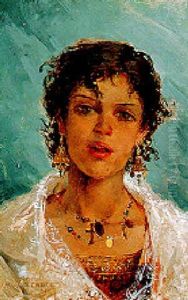 Giovane Popolana by Giacomo Di Chirico
