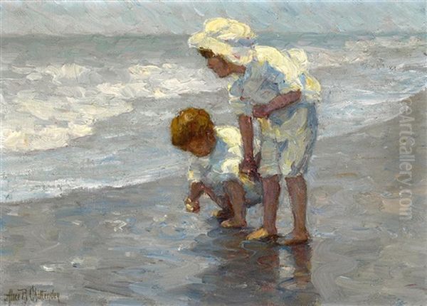 Children At The Seashore - view 1