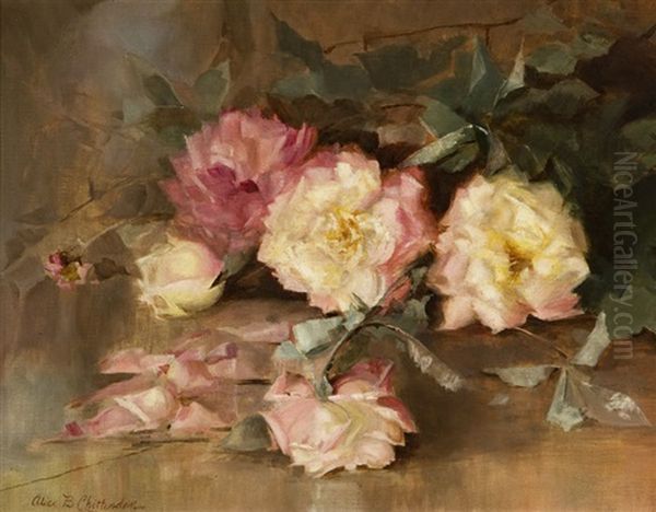 Still Life With Pink And Yellow Roses - view 1