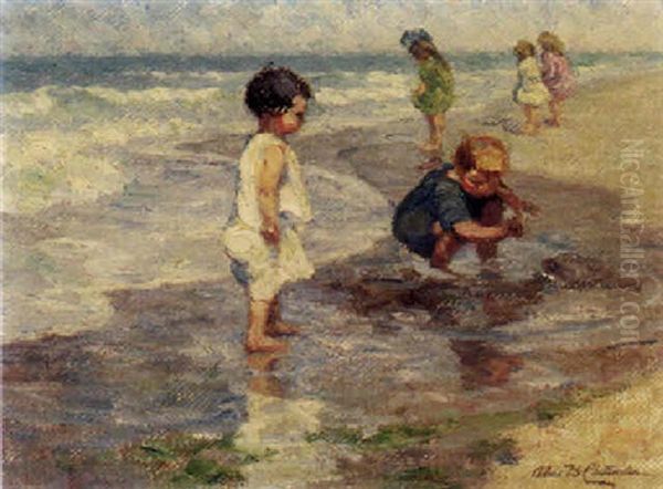 Children On A Beach - view 1