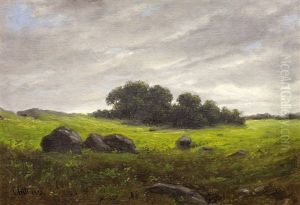 Louka S Balvany A Skupinou Stromu by Anton Chittussi