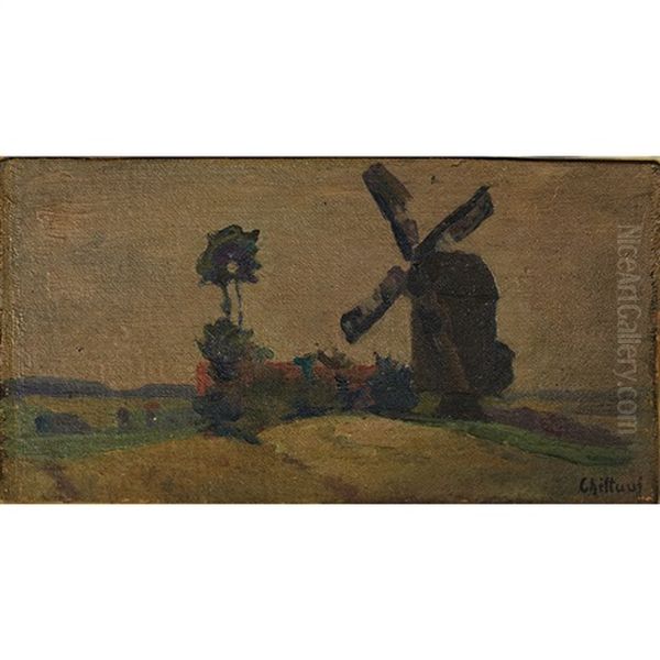 Windmill On Shore, France - view 1