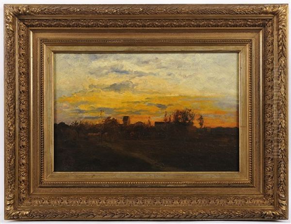 Sunset In Fontainebleau - view 1