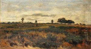A Landscape Near Velizy by Anton Chittussi