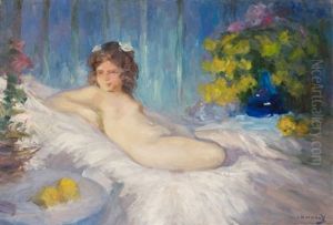 Nude by Pavel Dmitrievitch Chmarov