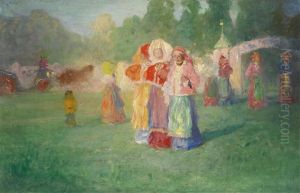 A Summer's Day by Pavel Dmitrievitch Chmarov