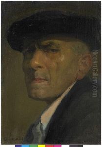 Portrait Of Artist by Pavel Dmitrievitch Chmarov