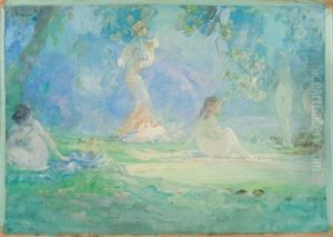 Le Bain De Soleil by Pavel Dmitrievitch Chmarov