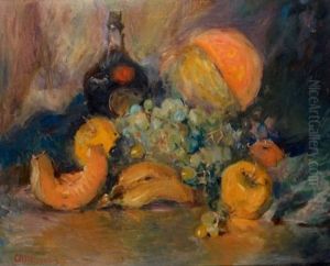 Nature Morte Aux Melons by Pavel Dmitrievitch Chmarov