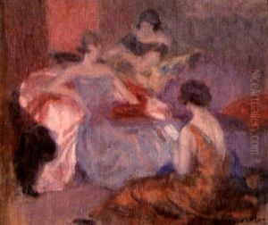 La Lecture by Pavel Dmitrievitch Chmarov