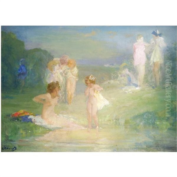 The Young Bather - view 1