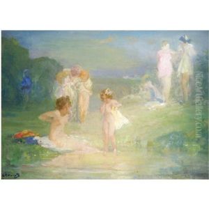 The Young Bather by Pavel Dmitrievitch Chmarov