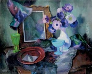 Nature Morte Au Mirroir by Pavel Dmitrievitch Chmarov
