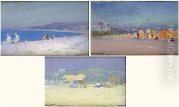Ensemble De Trois Scenes De Plage (3 Works) - view 1
