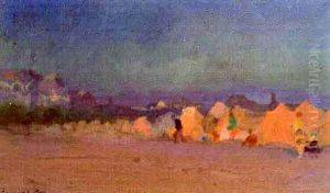 Les Tentes Roses Sur La Plage Les Tentes Roses Sur La Plage
