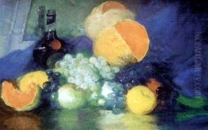 Nature Morte Au Melon by Pavel Dmitrievitch Chmarov