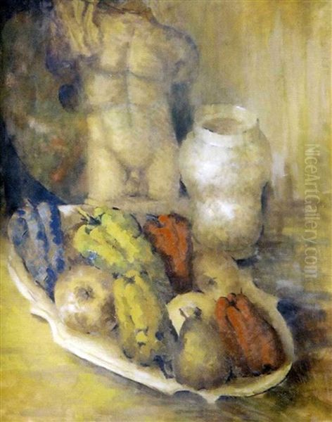 Interieur Avec Un Torso Antique - view 1