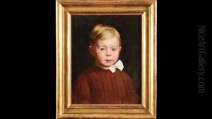 Petit Garcon Au Noeud Blanc by Paul-Charles Chocarne-Moreau