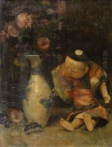 Nature Morte A La Poupee Japonaise Et Au Hanneton Nature Morte A La Poupee Japonaise Et Au Hanneton