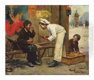 The Young Chef And The Chimney Sweep by Paul-Charles Chocarne-Moreau