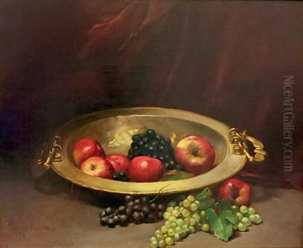 Nature Morte Aux Pommes Et Raisins - view 1