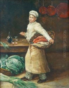 Le Jeune Cuisinier by Paul-Charles Chocarne-Moreau
