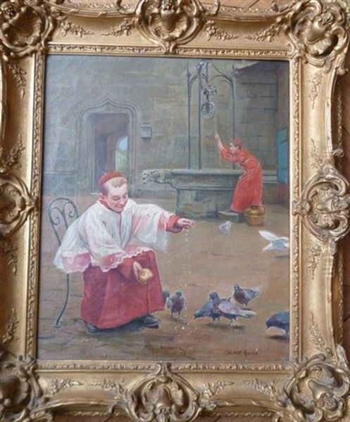 Enfants De Choeur Et Pigeon - view 1