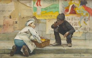 Les Garnements De Rue by Paul-Charles Chocarne-Moreau