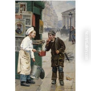 Le Ramoneur Et Le Petit Cuisinier by Paul-Charles Chocarne-Moreau