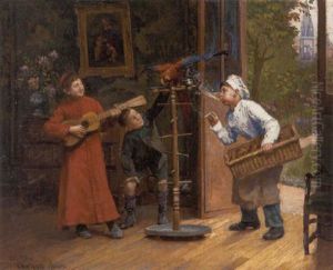 Teasing Polly by Paul-Charles Chocarne-Moreau