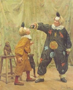 At The Circus by Paul-Charles Chocarne-Moreau